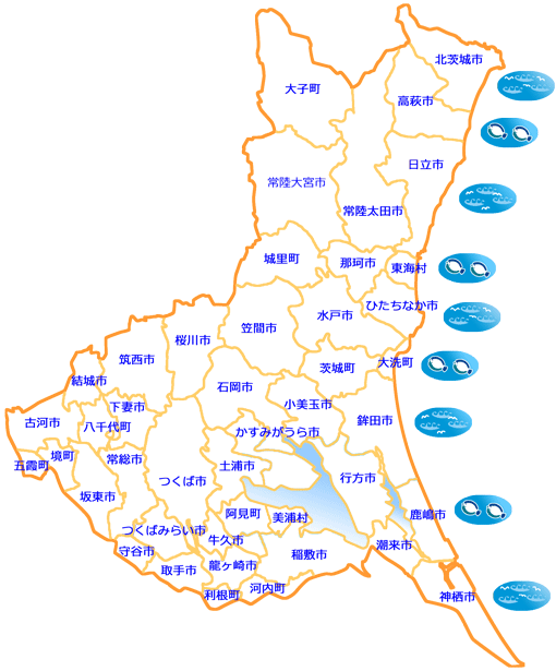 茨城県マップ